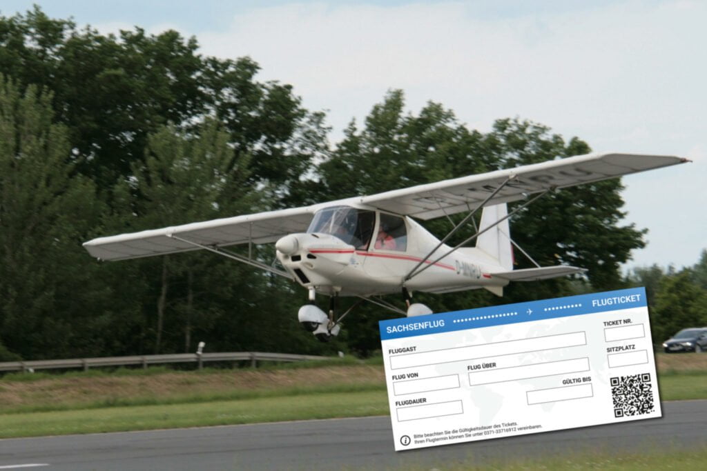 Sachsenflug – Rundflüge – Erlebnisflüge Rundflug-Ticket