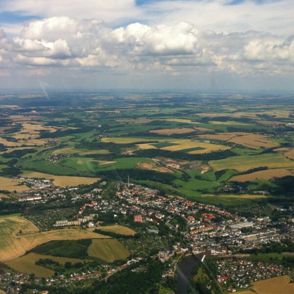 Rundflug über Rochlitz