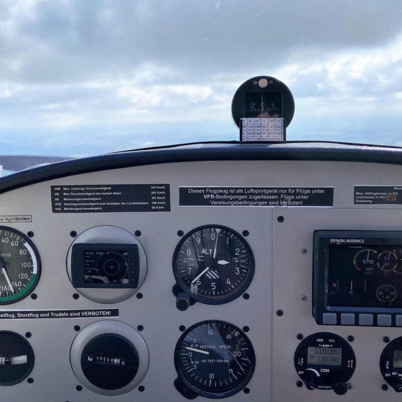 Flugzeug-Cockpit Flugzeug-Cockpit